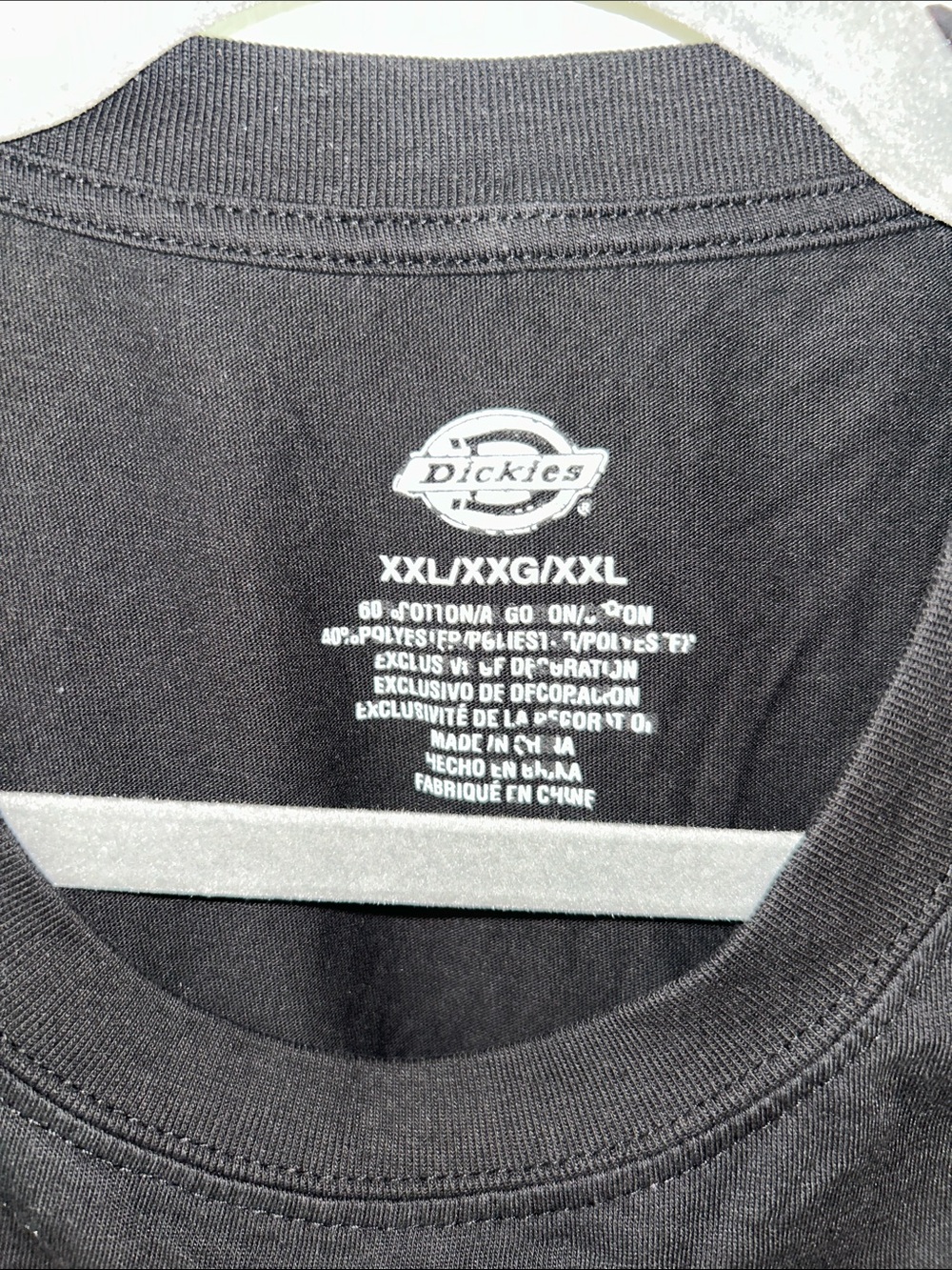 Dickies Black Cropped T-Shirt - Picture 3 of 4